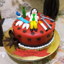 Dentist Theme Fondant Cake