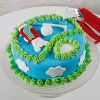 Designer Golf Semi Fondant Cake For Dad 500X500 1