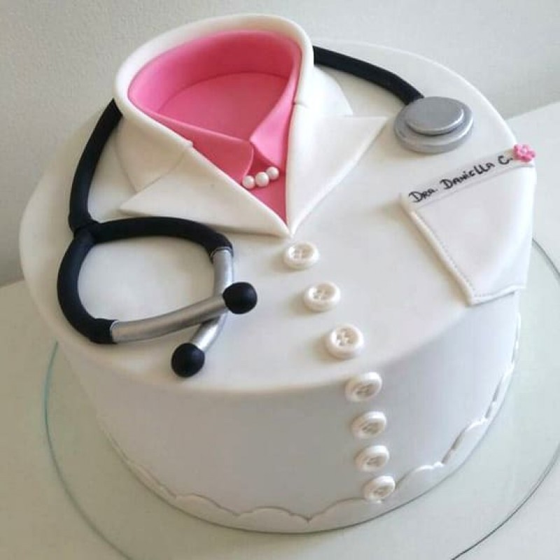 Doctor Birthday Theme Cake 3 Doctor Birthday Theme Cake