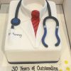 Doctor Shirt Cake