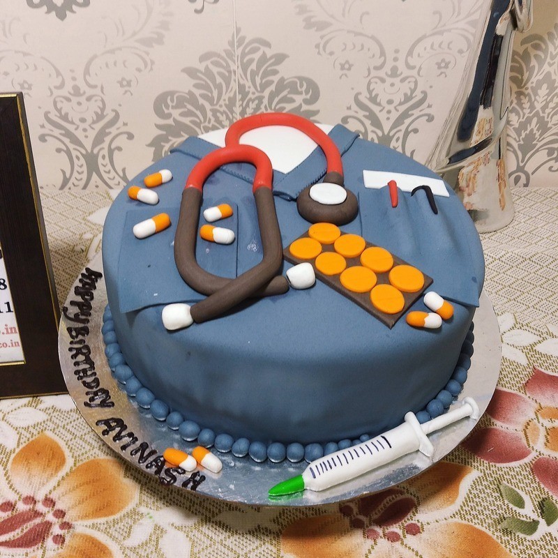 Doctor Theme Cake 3 Doctor Theme Cake