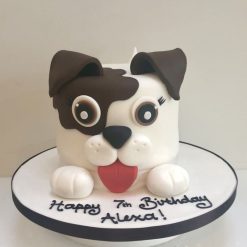 Doggie Fondant Cake