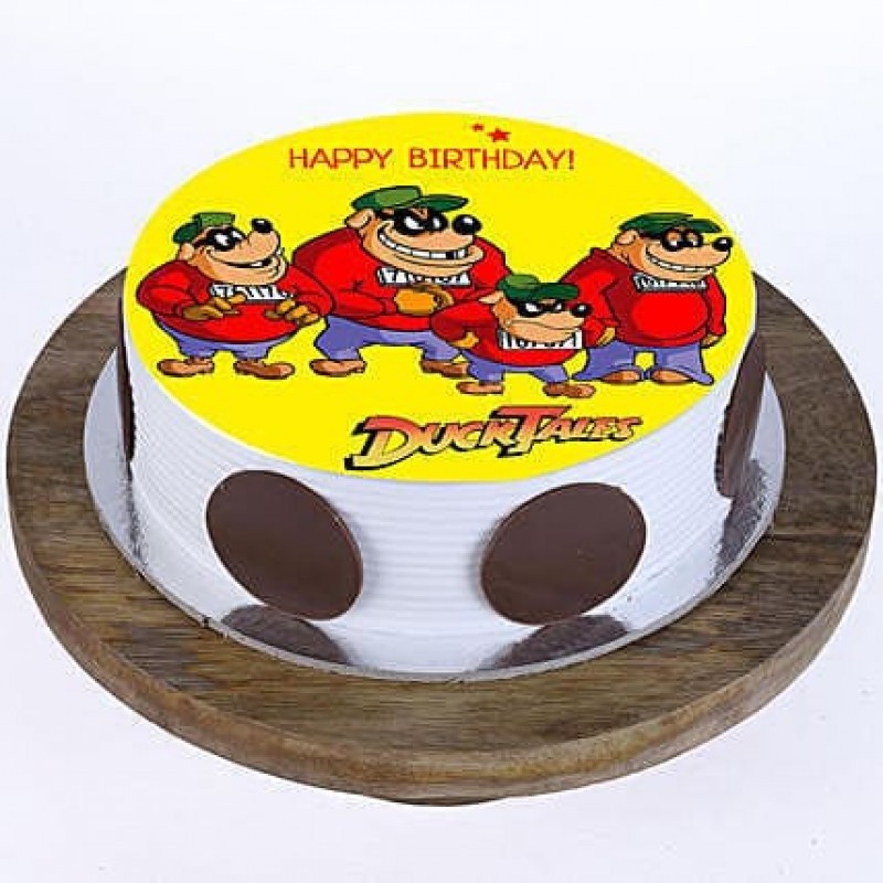 Duck Tales Cartoon Photo Cake 3 Duck Tales Cartoon Photo Cake