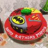 Energetic Avengers Fondant Cake 1 Energetic Avengers Fondant Cake
