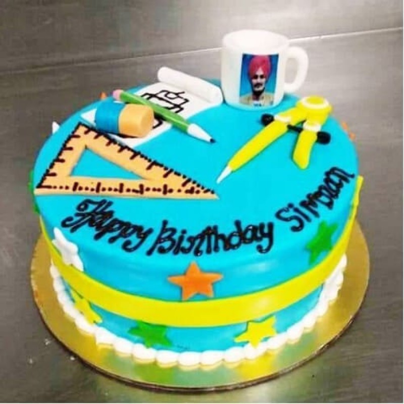 Engineer Themed Fondant Cake 3 Engineer Themed Fondant Cake