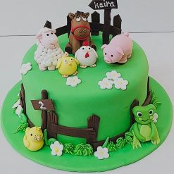 Farm Animal Cake