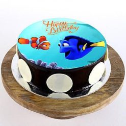 Finding Nemo Cartoon Photo Cake