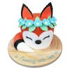 Fluffy Fox Fondant Cake 800X800 1