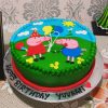 George Peppa Pig Designer Cake