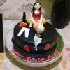 Girl Sitting On Dick Bachelorette Cake