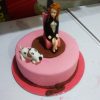 Girl With Dog Fondant Cake 2 Girl With Dog Fondant Cake 800X800 1