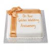 Golden Celebration Fondant Cake 800X800 1