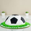 Half Football Design Cake 2 Half Football Design Cake