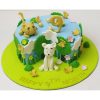 Happy 9 Month Theme Fondant Cake 2 Happy 9 Month Theme Fondant Cake