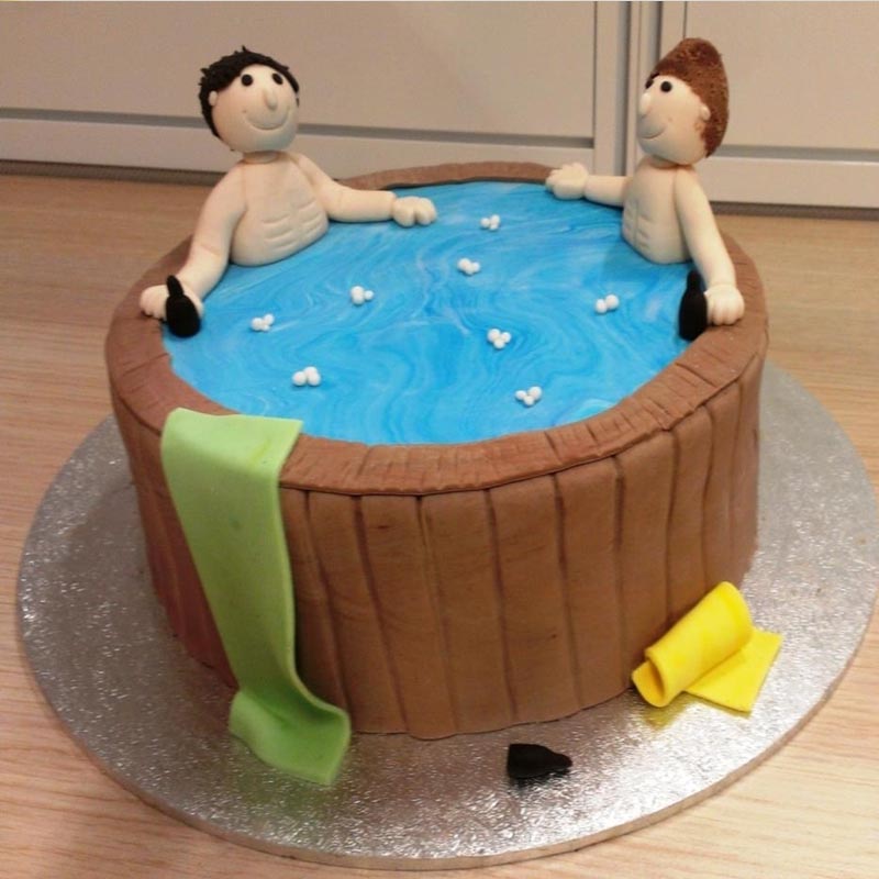 Hot Tub Birthday Cake 3 Hot Tub Birthday Cake