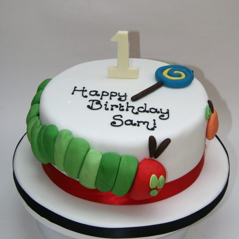 Hungry Caterpillar Theme Cake 3 Hungry Caterpillar Theme Cake