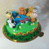 Jungle &Amp; Chhota Bheem Theme Fondant Cake 2 Jungle Chhota Bheem Theme Fondant Cake 800X800 1