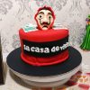 La Casa De Papel Theme Fondant Cake 2 La Casa De Papel Theme Fondant Cake