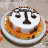 Law Theme Customized Cake