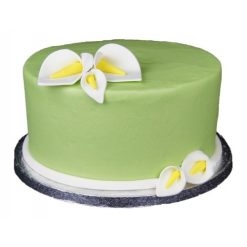 Lily Theme Fondant Cake