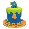 Little Monsters Fondant Cake 800X800 1