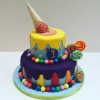 Lollypop 1St Birthday Cake