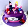 Lovely Peppa Pig Family Fondant Cake 1 Lovely Peppa Pig Family Fondant Cake 800X800 1