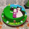 Masha And The Bear Theme Fondant Cake