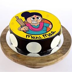 Meri Maa Photo Cake