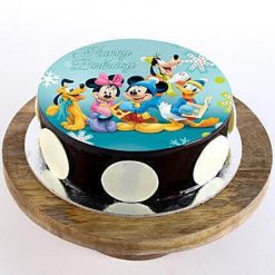 Mickey Clubhouse Cartoon Photo Cake
