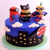 Minions As Avengers Fondant Cake 800X800 1