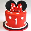 Minnie Mouse Red Fondant Cake 800X800 1