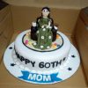 Mom 60Th Birthday Fondant Cake 1 Mom 60Th Birthday Fondant Cake