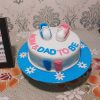 Mom And Dad To Be Fondant Cake 1 Mom And Dad To Be Fondant Cake