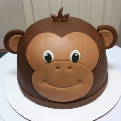 Monkey Customized Fondant Cake