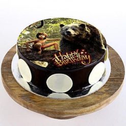 Mowgli & Baloo Photo Cake