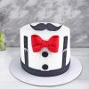 Mustache Theme Fondant Cake 800X800 1