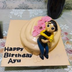 Naughty Guy With Vagina Fondant Cake