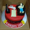 Netflix Lover Fondant Cake 2 Netflix Lover Fondant Cake