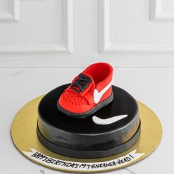 Nike Shoe Theme Cake