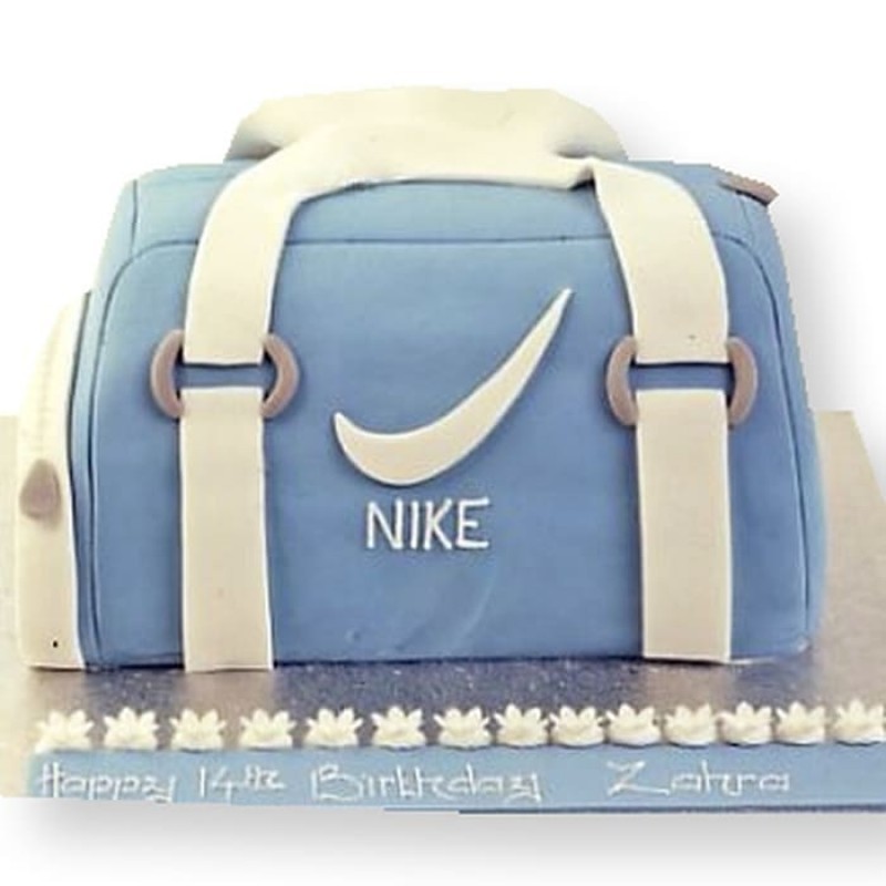 Nike Sports Bag Fondant Cake 3 Nike Sports Bag Fondant Cake