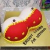 Nip Slips Red Bra Fondant Cake E1682000357253