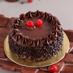Chocolate Choco Chips Cherry Cake