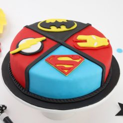 Superhero Fondant Cake