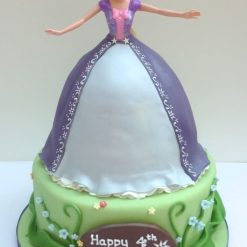 Rapunzel Doll Theme Cake