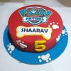 Paw Patrol Theme Fondant Cake 800X800 1