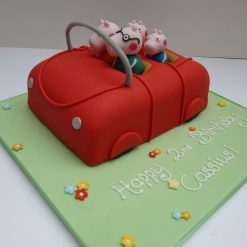 Peppa Pig Car Cake