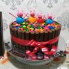 Peppa Pig Chocolate Gems Cake 1 Peppa Pig Chocolate Gems Cake