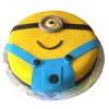 Phil Minion Face Fondant Cake 800X800W