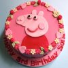 Pink Peppa Pig Fondant Cake 500X500 1